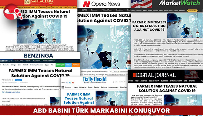 Bağışıklığın güçlenmesinde yardımcı olan Türk markası ABD basınında