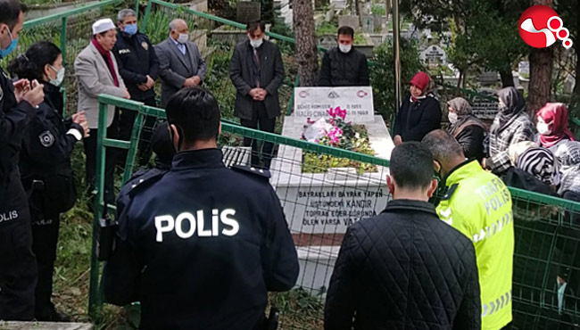 Şehit Komiser Halis Çınar mezarı başında anıldı...