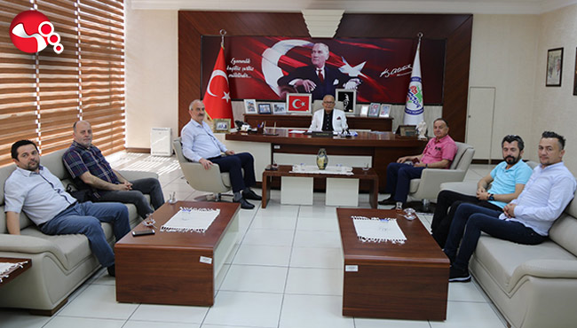 Alaplı Faal Gazeteciler Derneği’nden Başkan Posbıyık’a ziyaret