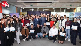 ÜNİDES başarısı sertifika töreniyle taçlandırıldı