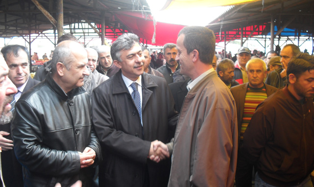 Köktürk, Filyosta Esnafı Ziyaret Etti