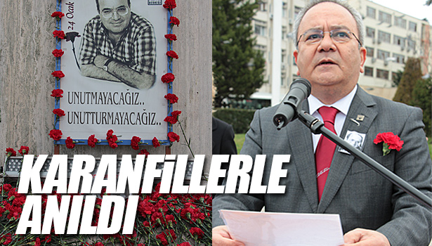 KARANFİLLERLE ANILDI