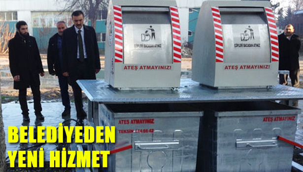 BELEDİYEDEN YENİ HİZMET