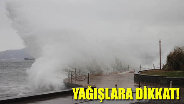 DALGALAR 5 METREYE ULAŞTI