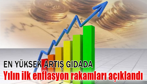 YILIN İLK ENFLASYON RAKAMLARI AÇIKLANDI