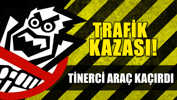 TİNERCİ ÖNCE YAYAYA, ARDINDAN DİREĞE ÇARPTI