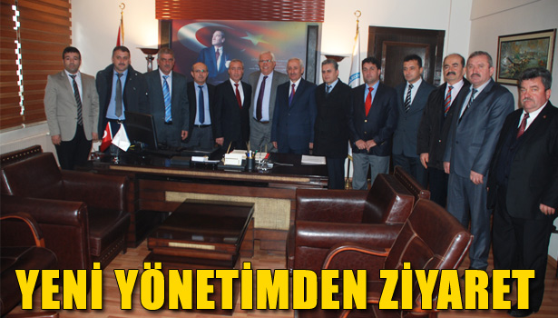 EREĞLİ ŞOFÖRLER ODASI YENİ YÖNETİMİ POSBIYIK'I ZİYARET ETTİ