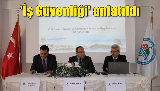 BELEDİYE ÇALIŞANLARINA 'İŞ GÜVENLİĞİ' ANLATILDI