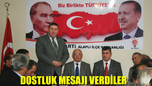 ALAPLI CHP'DEN AK PARTİ'YE ZİYARET