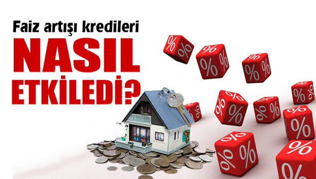 FAİZ ARTIŞI KREDİLERİ NASIL ETKİLEDİ?