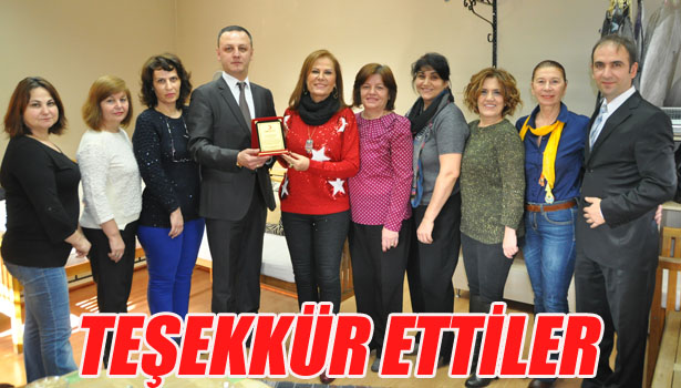 TEŞEKKÜR ETTİLER