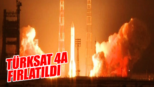 TÜRKSAT 4A UYDUSU FIRLATILDI