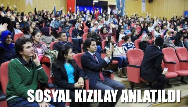 SOSYAL KIZILAY ANLATILDI