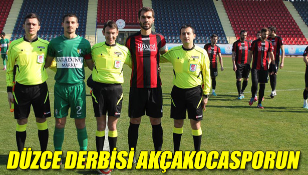 DÜZCE DERBİSİ AKÇAKOCASPORUN 2-1