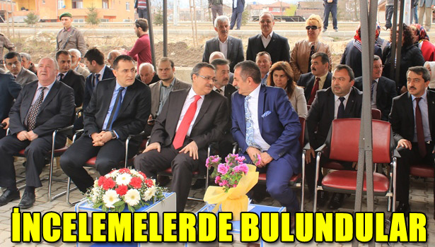 İNCELEMELERDE BULUNDULAR