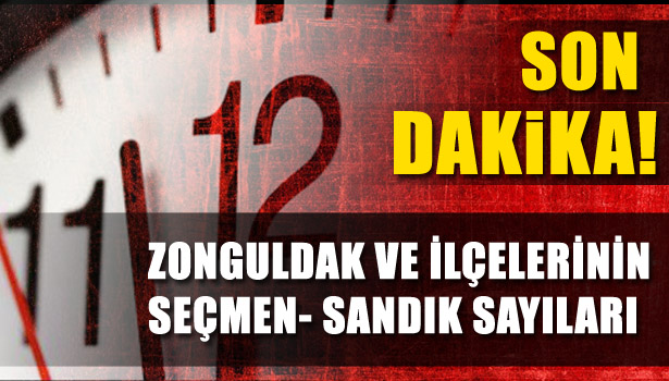 SEÇMEN SAYISI BELLİ OLDU