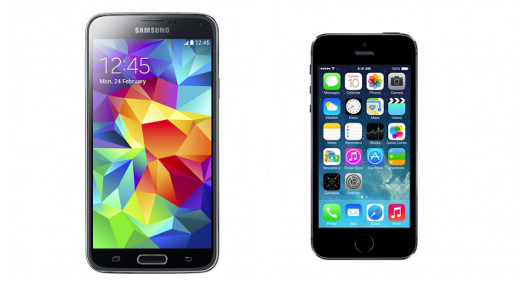 SAMSUNG GALAXY S5 VE APPLE İPHONE 5S KARŞILAŞTIRMASI
