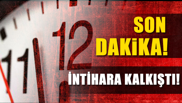 BAŞINA SİLAH DAYAYIP İNTİHARA KALKIŞTI