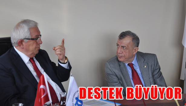 DESTEK BÜYÜYOR