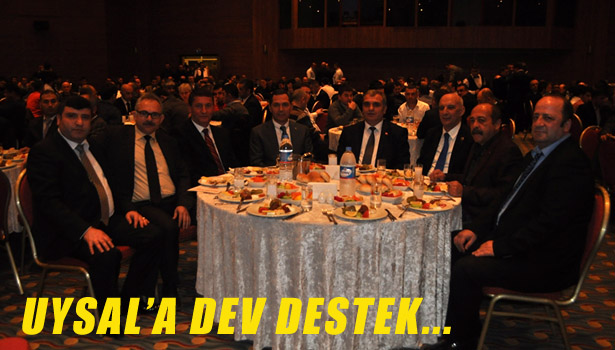 UYSAL'A DEV DESTEK...