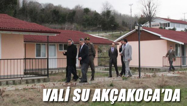 VALİ ALİ İHSAN SU, AKÇAKOCA'DA