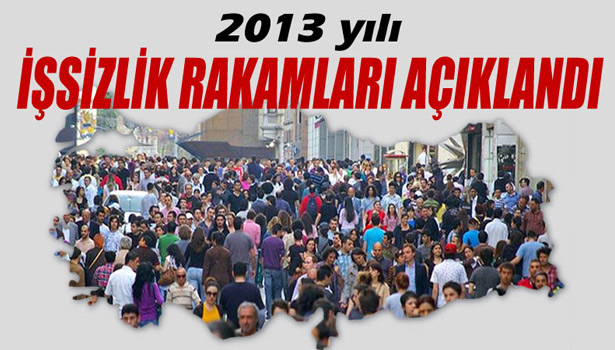 2013 YILI İŞSİZLİK RAKAMLARI