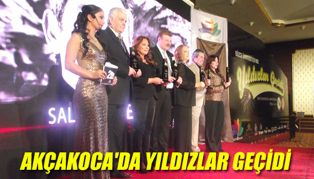 DÜZCE AKÇAKOCA'DA YILDIZLAR GEÇİDİ