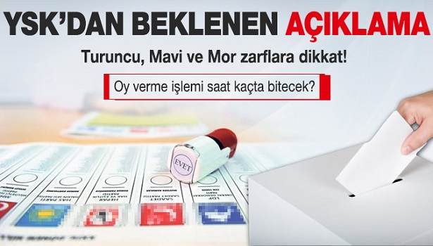 YSK YEREL SEÇİM BİLGİLERİNİ YAYINLADI