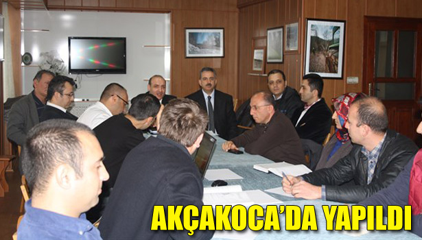 AKÇAKOCA'DA YAPILDI