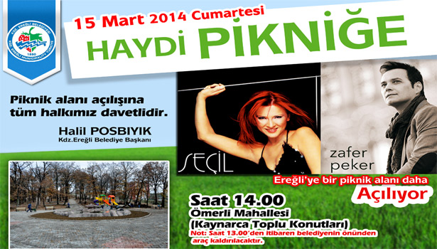 PİKNİK ALANI AÇILIŞINA DAVET