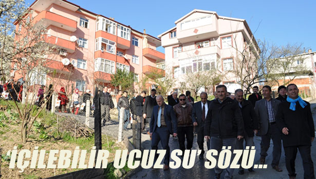 'UCUZ SU' SÖZÜ...