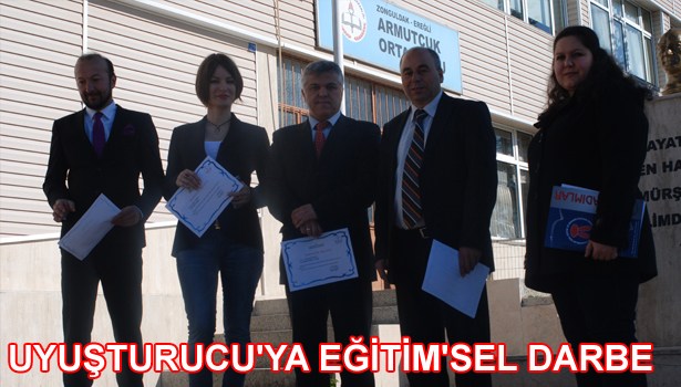Kandilli'de Uyuşturucuya karşı 210 öğrenci bilgilendirildi.
