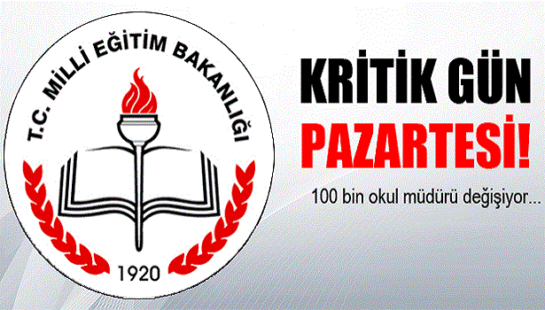 MEB, 100 BİN OKUL MÜDÜRÜNÜ DEĞİŞTİRİYOR