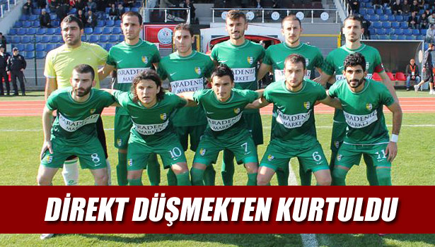 DİREKT DÜŞMEKTEN KURTULDU