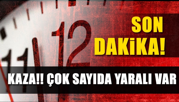 İŞÇİ SERVİSİ KAZA YAPTI