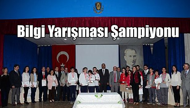 BİLGİ YARIŞMASI ŞAMPİYONU ÖZEL KÜLTÜR ORTAOKULU