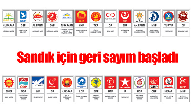 SANDIK İÇİN GERİ SAYIM BAŞLADI