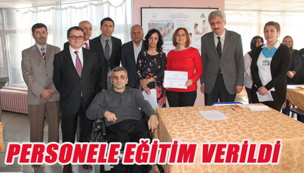 PERSONELE EĞİTİM VERİLDİ