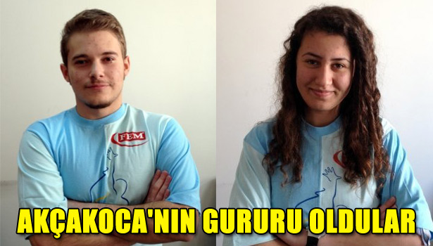YGS DE AKÇAKOCA'NIN GURURU OLDULAR
