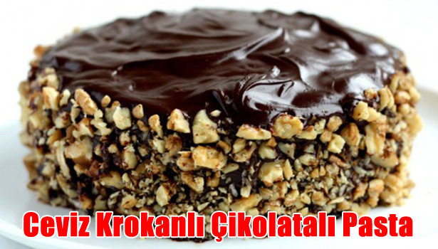 CEVİZ KROKANLI ÇİKOLATALI PASTA NASIL YAPILIR?