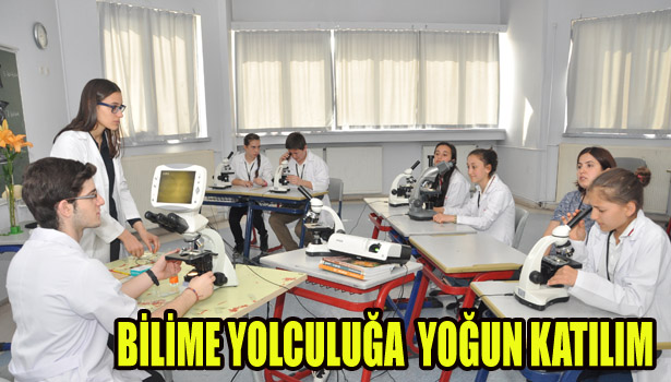 BİLİME YOLCULUĞA YOĞUN KATILIM