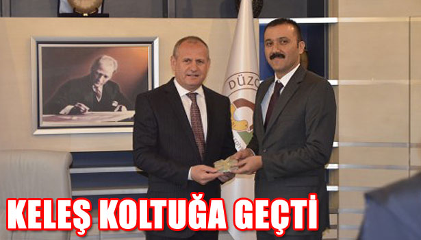 MEHMET KELEŞ GÖREVİ DEVİR ALDI
