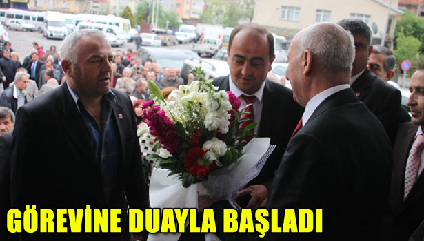 DEMİRTAŞ, GÖREVİNE DUAYLA BAŞLADI
