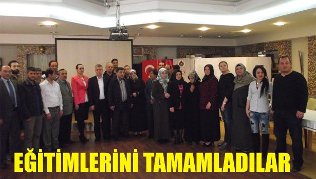 EĞİTİMLERİNİ TAMAMLADILAR