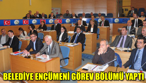 BELEDİYE ENCÜMENİ GÖREV BÖLÜMÜ YAPTI