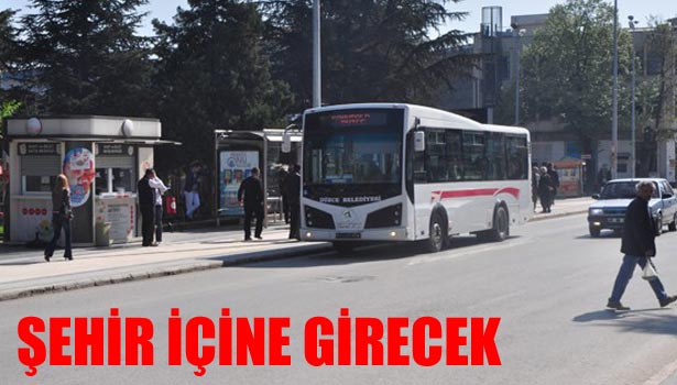 KONURALP OTOBÜSLERİ ARTIK ŞEHİR İÇİNE GİRECEK