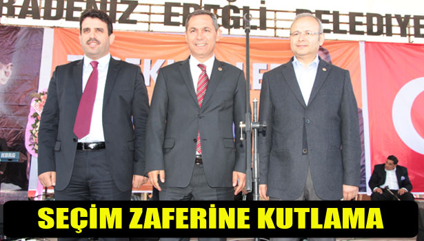 SEÇİM ZAFERİNE KUTLAMA...