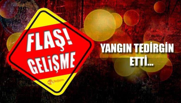 YANGIN TEDİRGİN ETTİ