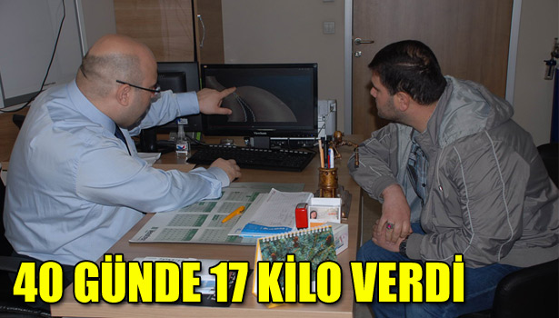 40 GÜNDE 17 KİLO VERDİ