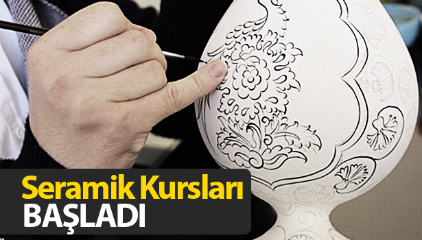 SERAMİK KURSLARI BAŞLADI